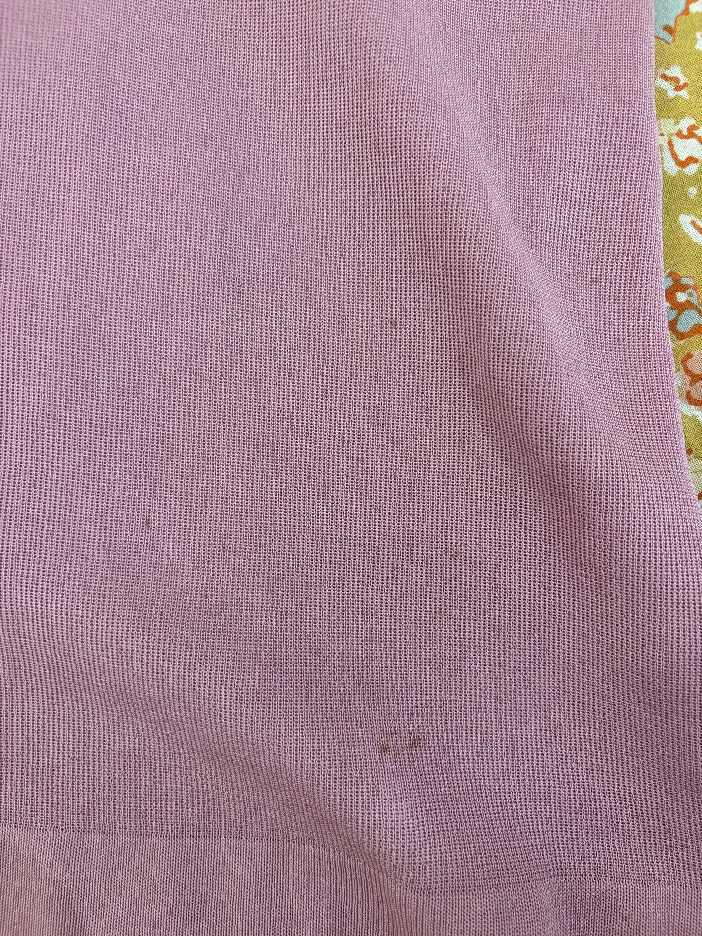 70s Lavender Chevron Midi Dress