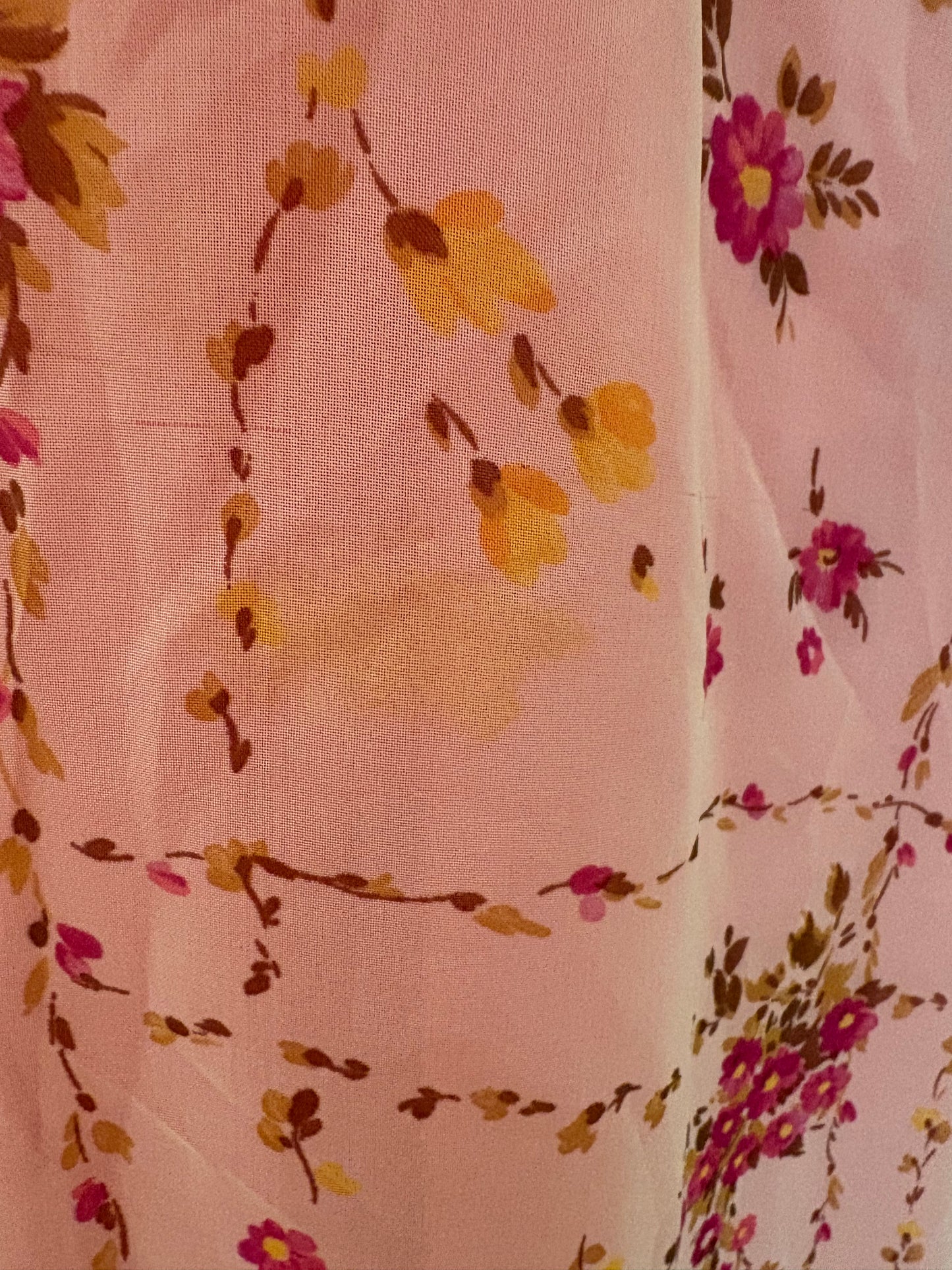 1970s Handmade Prairie Dress