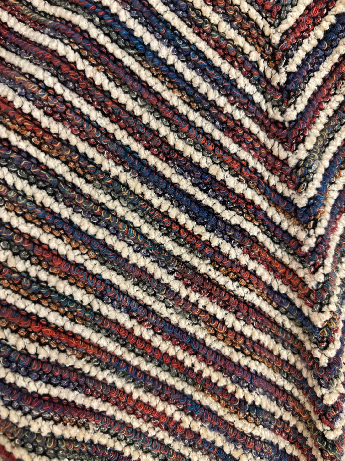 70s Rainbow Chevron Sweater