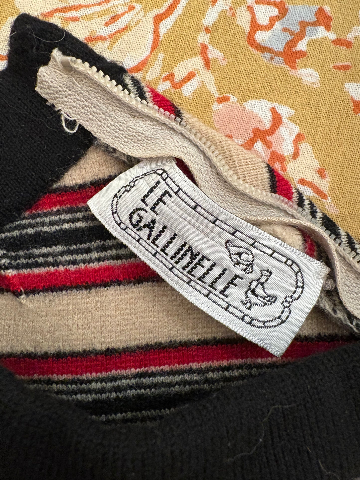 60s 70s “Le Gallinelle” Midi Dress