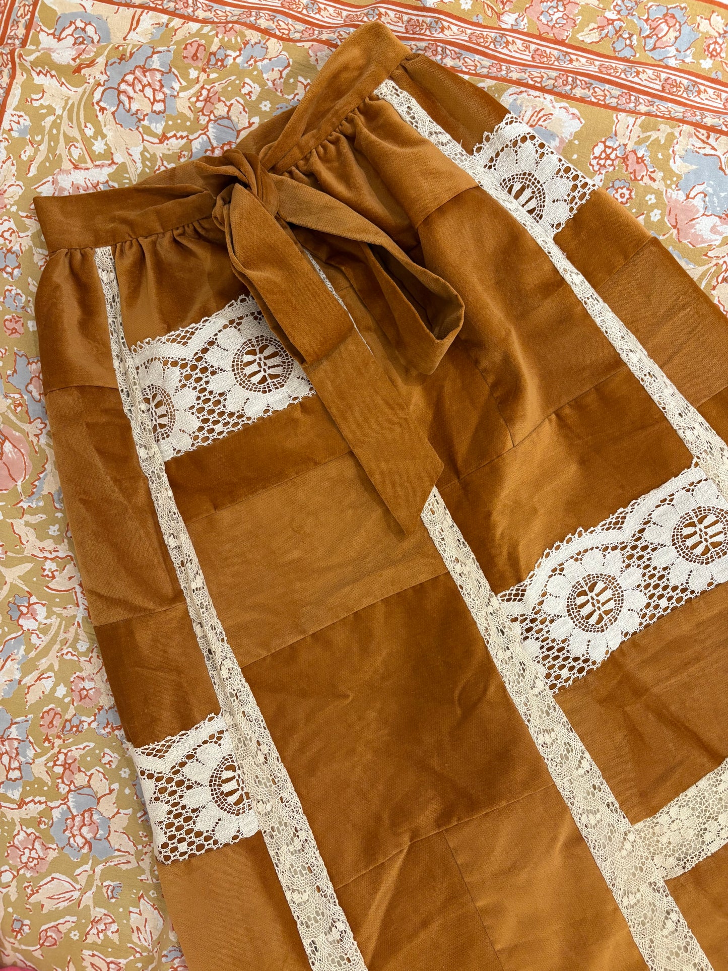 70s Golden Hour Patchwork Maxi