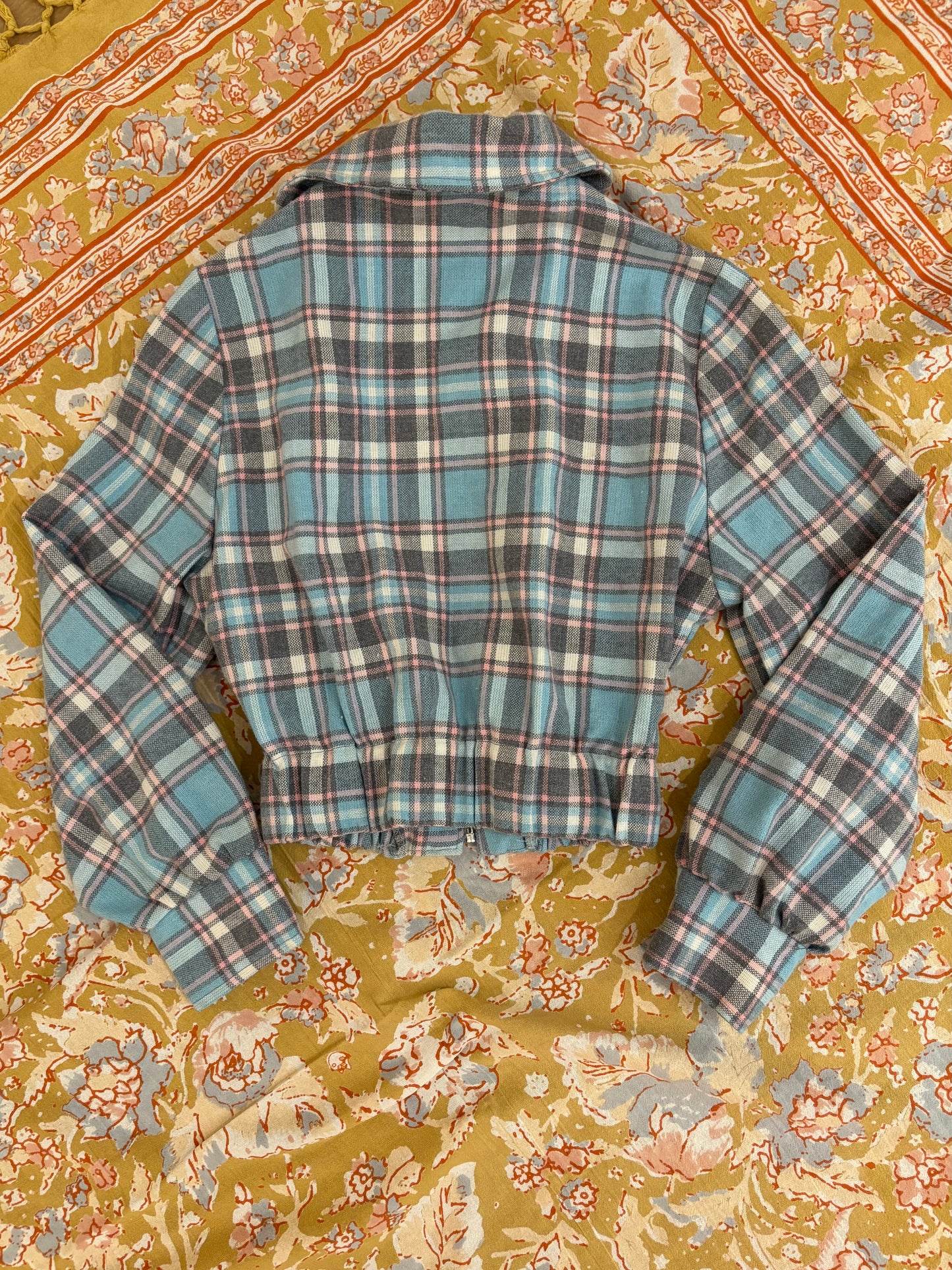 70s Sears JR Bazaar Plaid Set