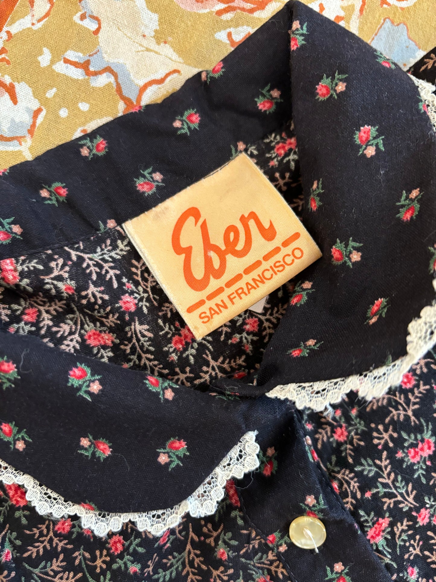 70s Eben San Francisco Floral Dress