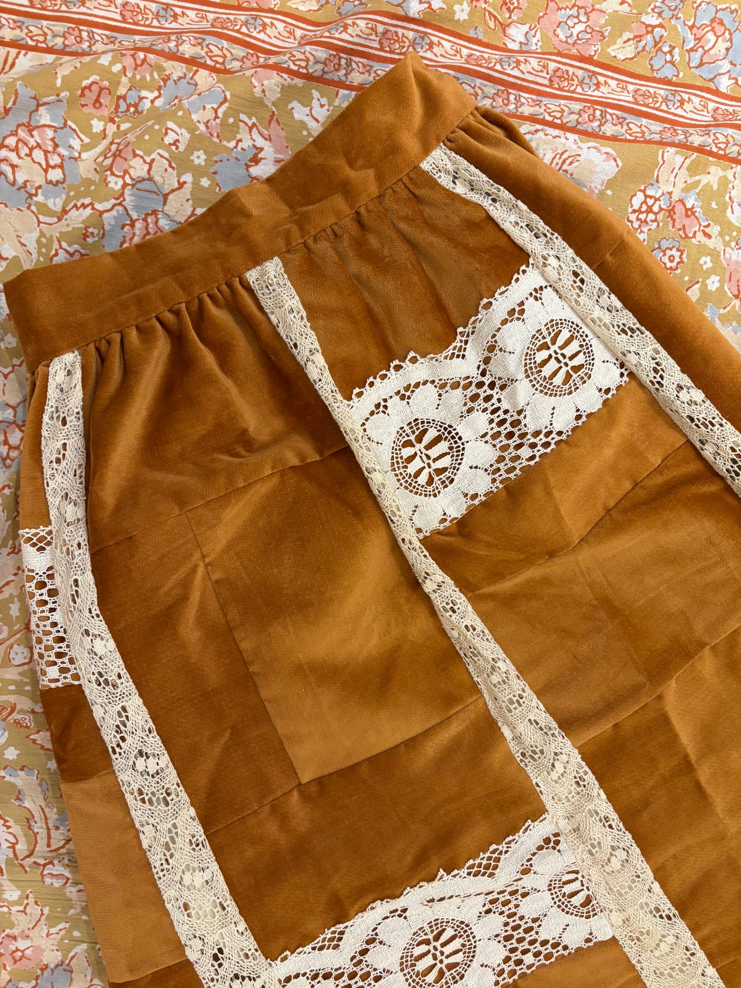 70s Golden Hour Patchwork Maxi