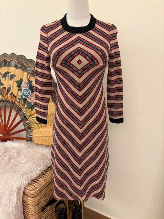 60s 70s “Le Gallinelle” Midi Dress