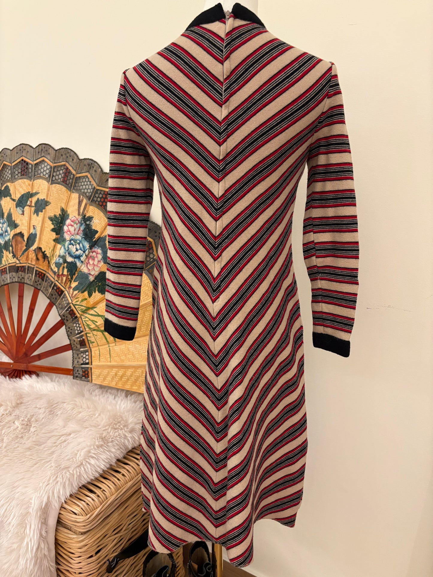 60s 70s “Le Gallinelle” Midi Dress