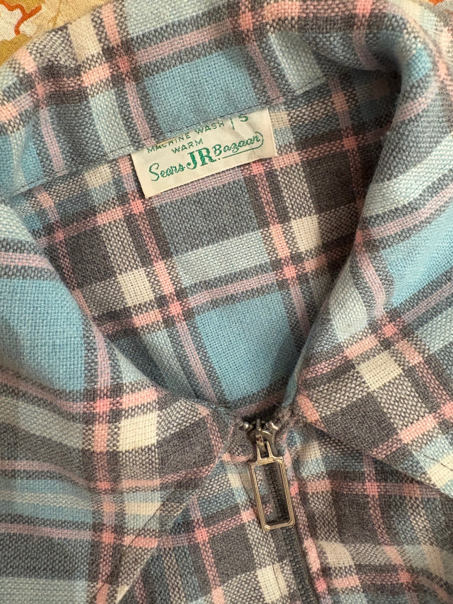 70s Sears JR Bazaar Plaid Set