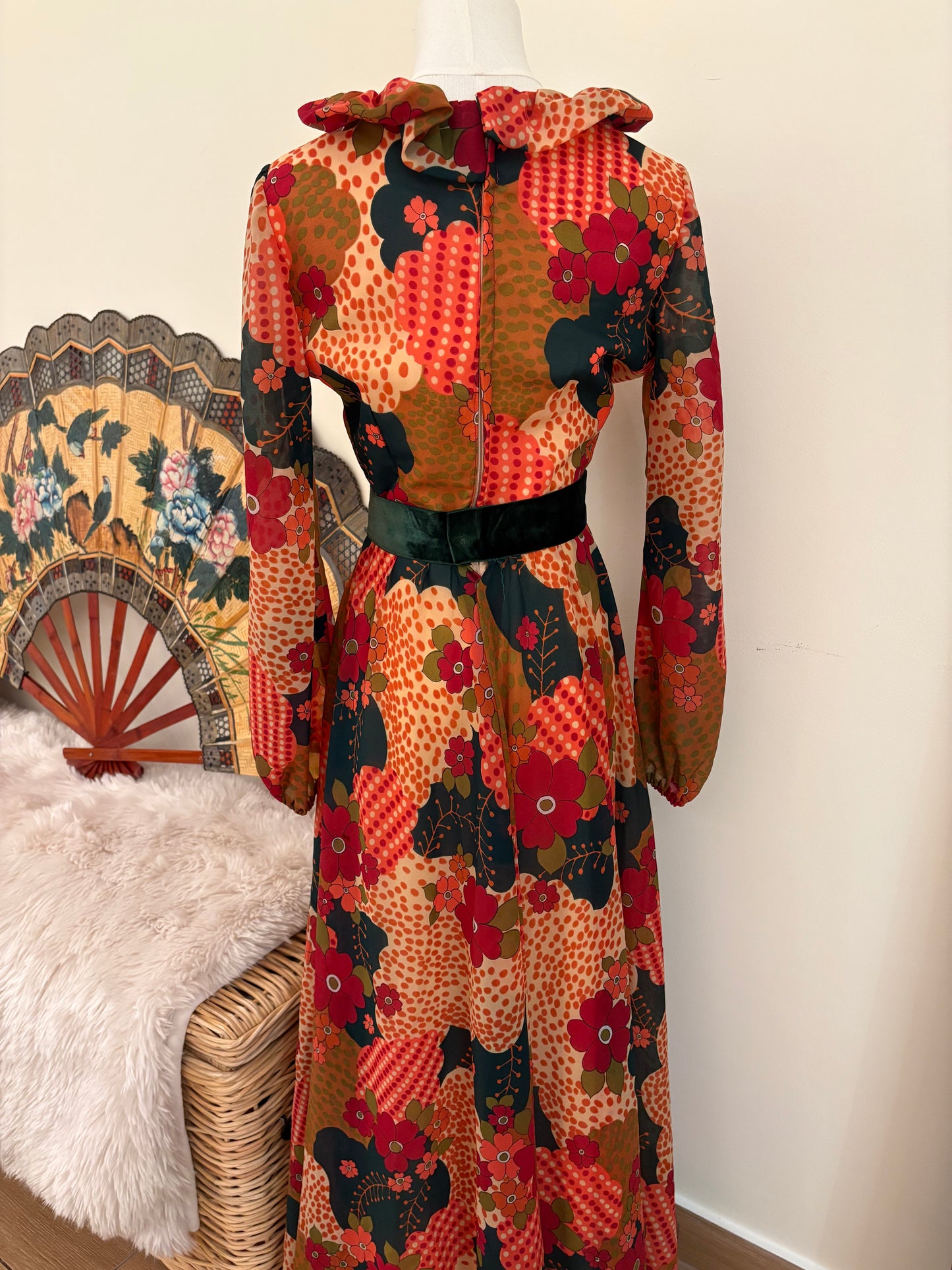 1970s California “The Look You Love” Maxi Dress