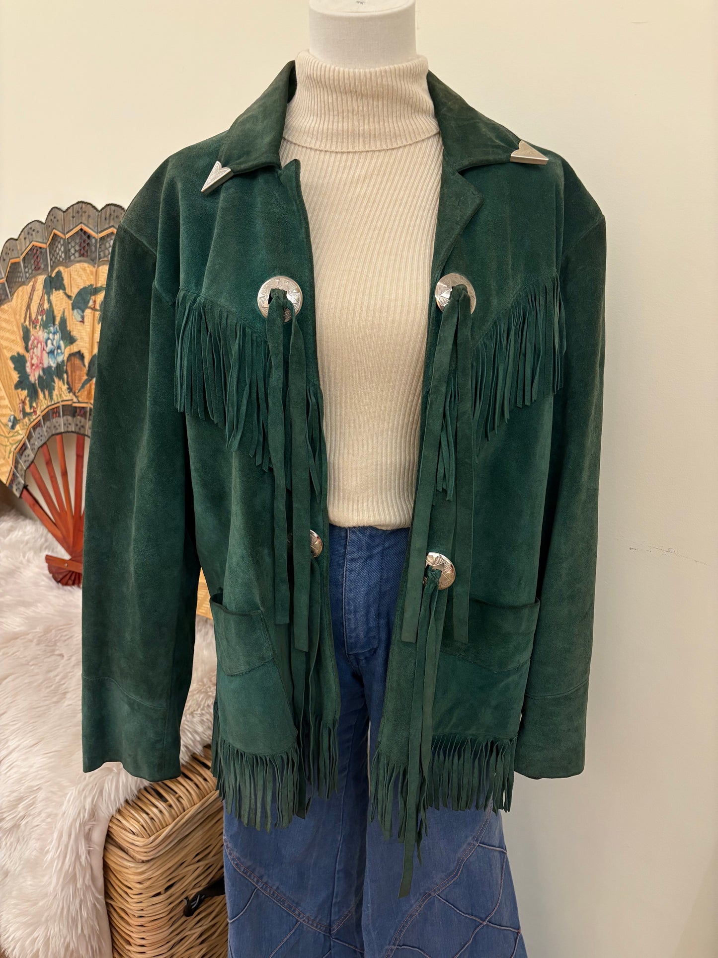 1980s Avanti Suede Western Jacket