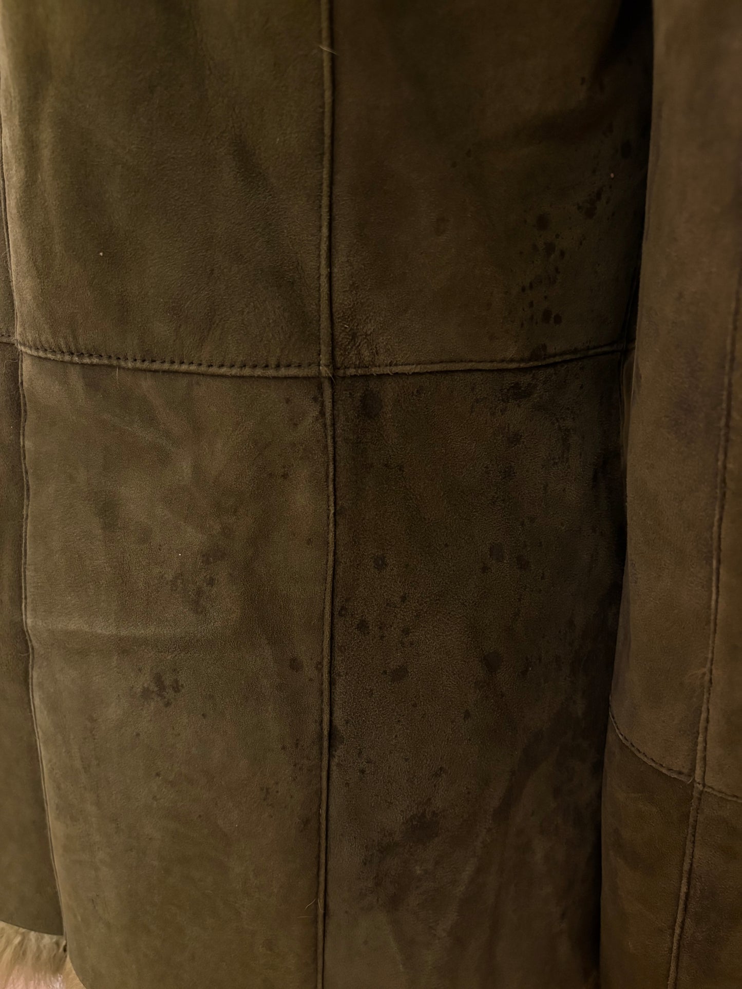 1970s Genuine Fur and Suede Jacket