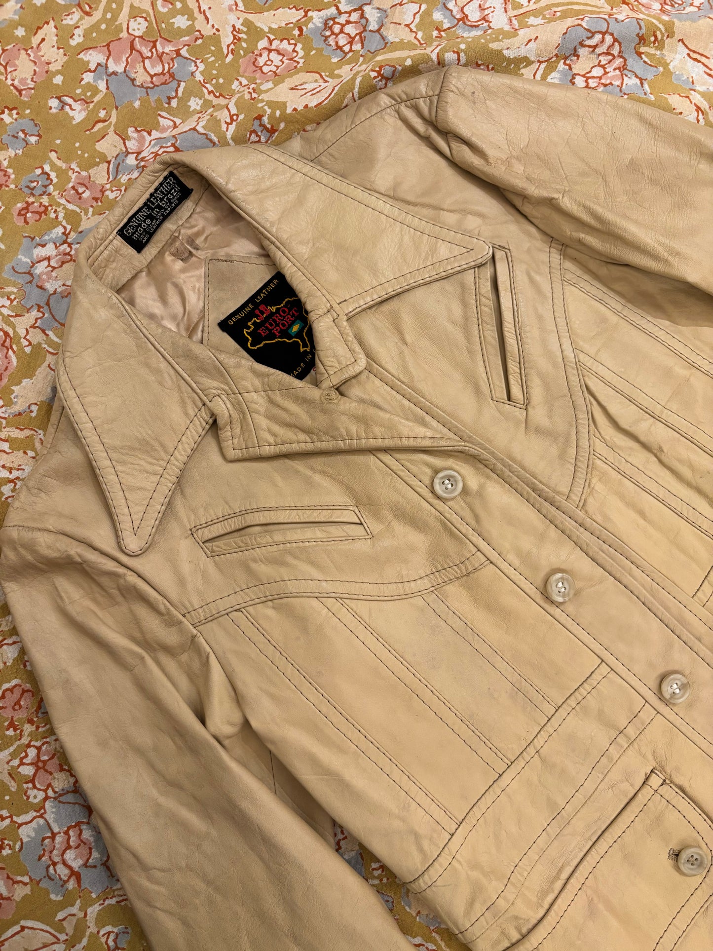 70s JB Euro Port Genuine Leather Jacket