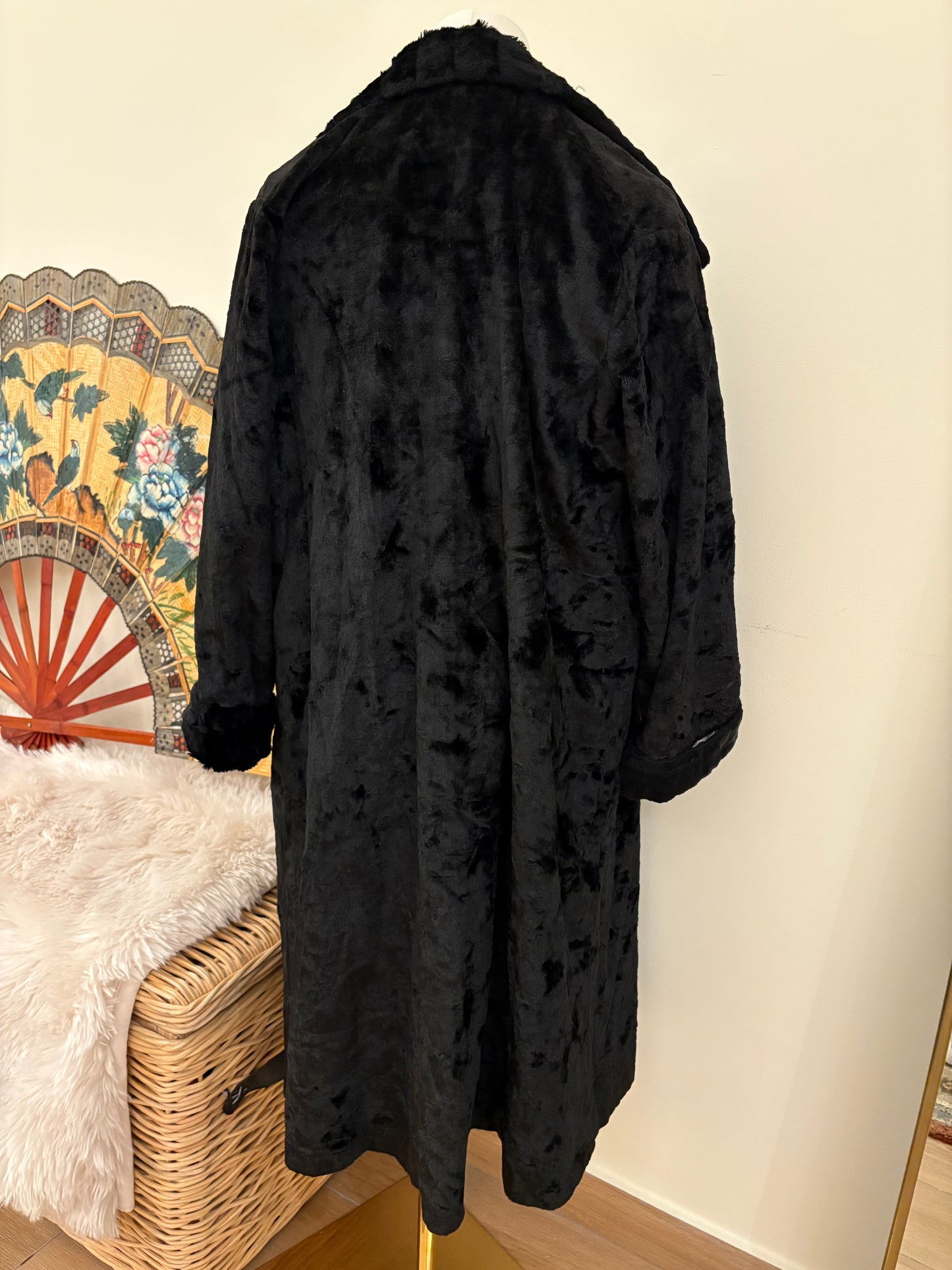 1960s Black Evening Coat