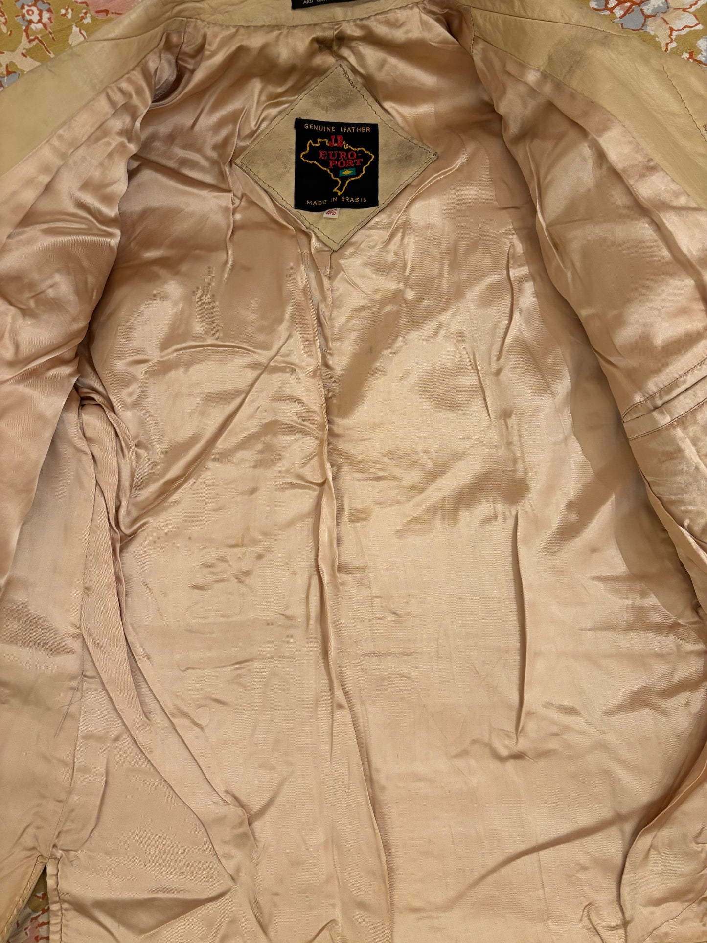 70s JB Euro Port Genuine Leather Jacket