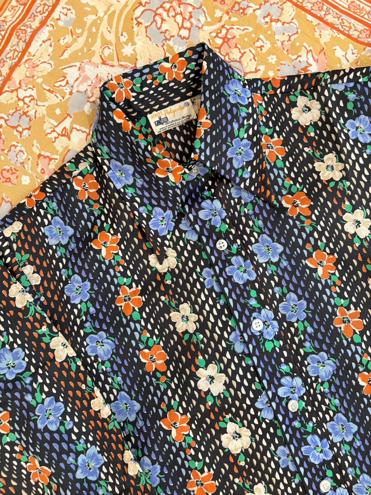 1970s “K Mart” Floral Shirt