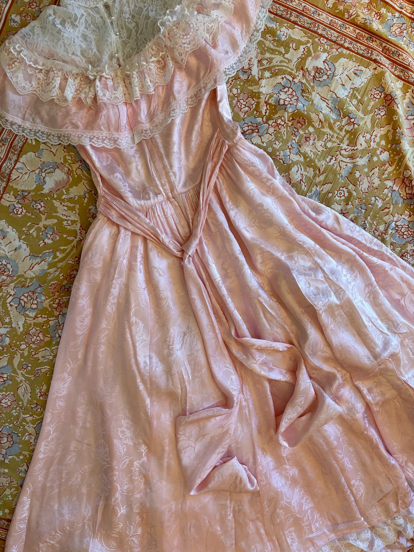 1980s Gunne Sax Pretty In Pink Dress