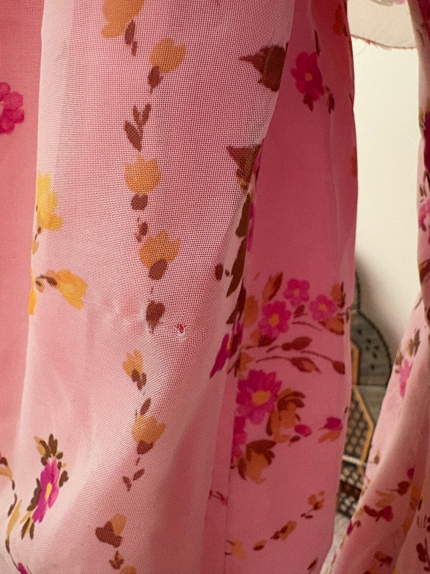 1970s Handmade Prairie Dress