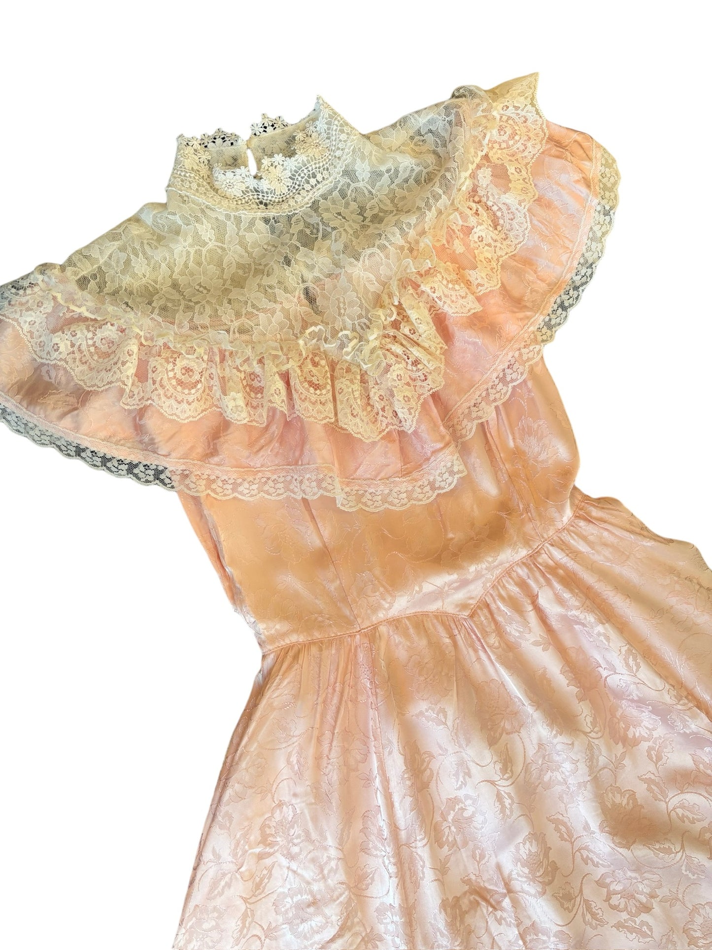 1980s Gunne Sax Pretty In Pink Dress