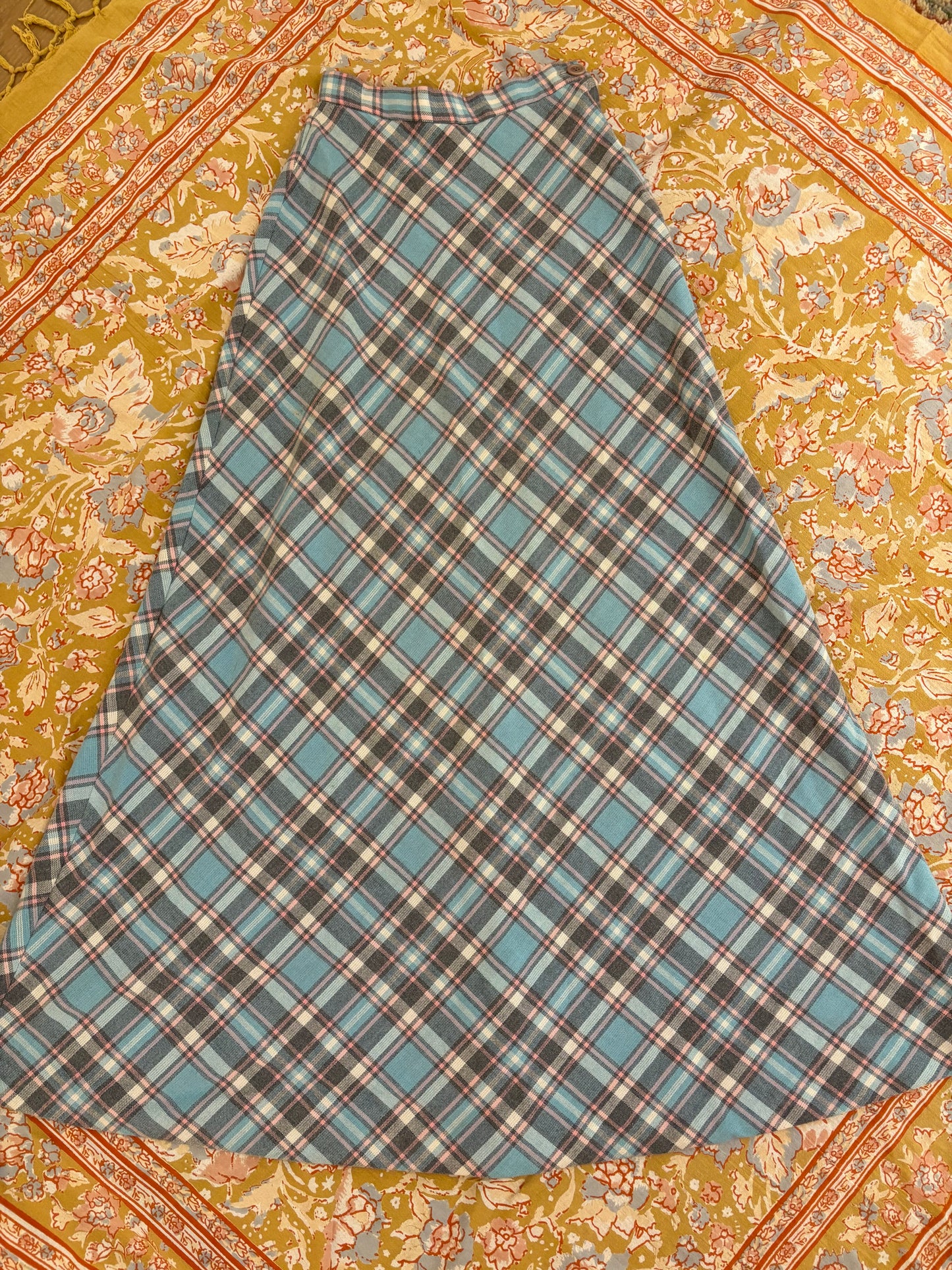 70s Sears JR Bazaar Plaid Set