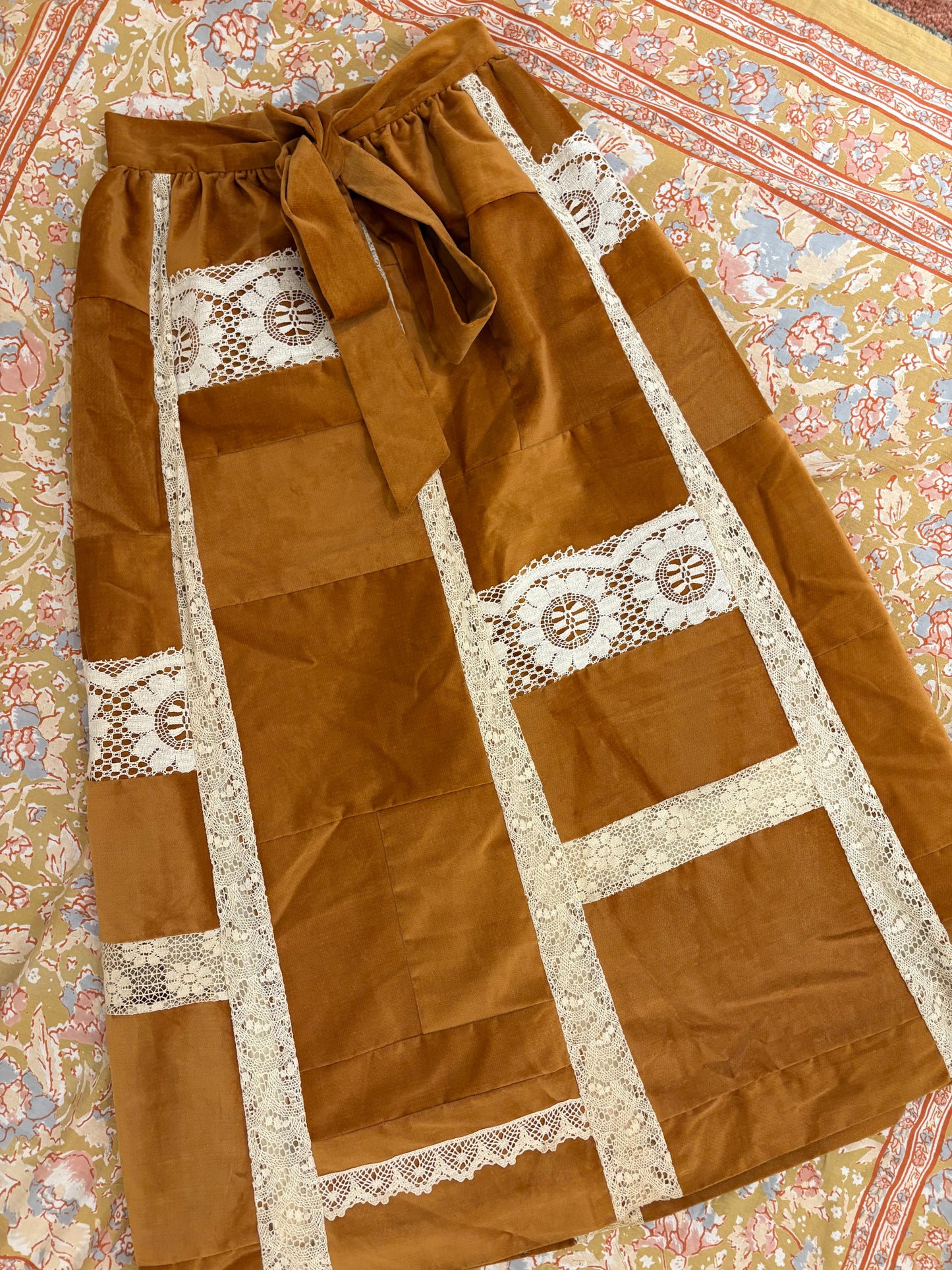 70s Golden Hour Patchwork Maxi