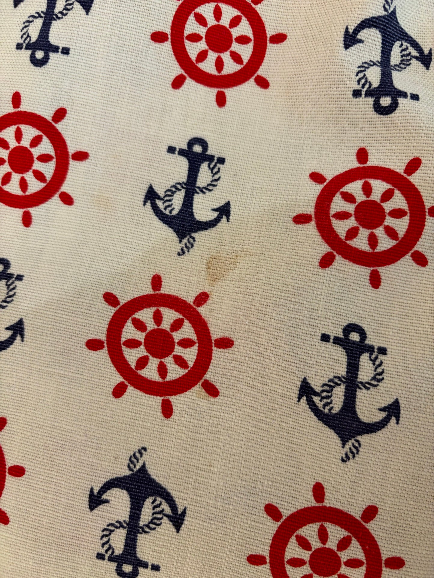 60s Sailor Print Mini Dress