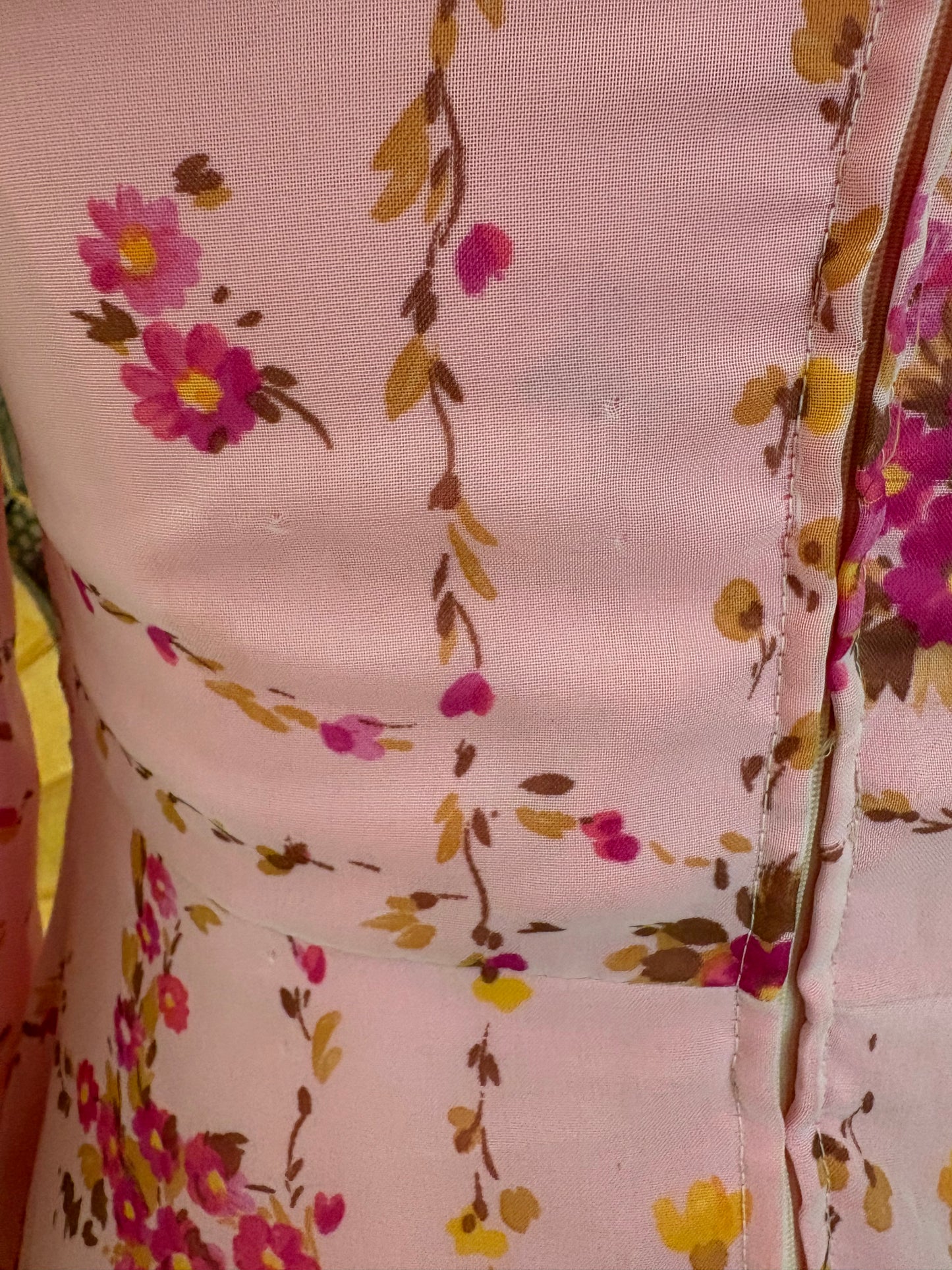 1970s Handmade Prairie Dress