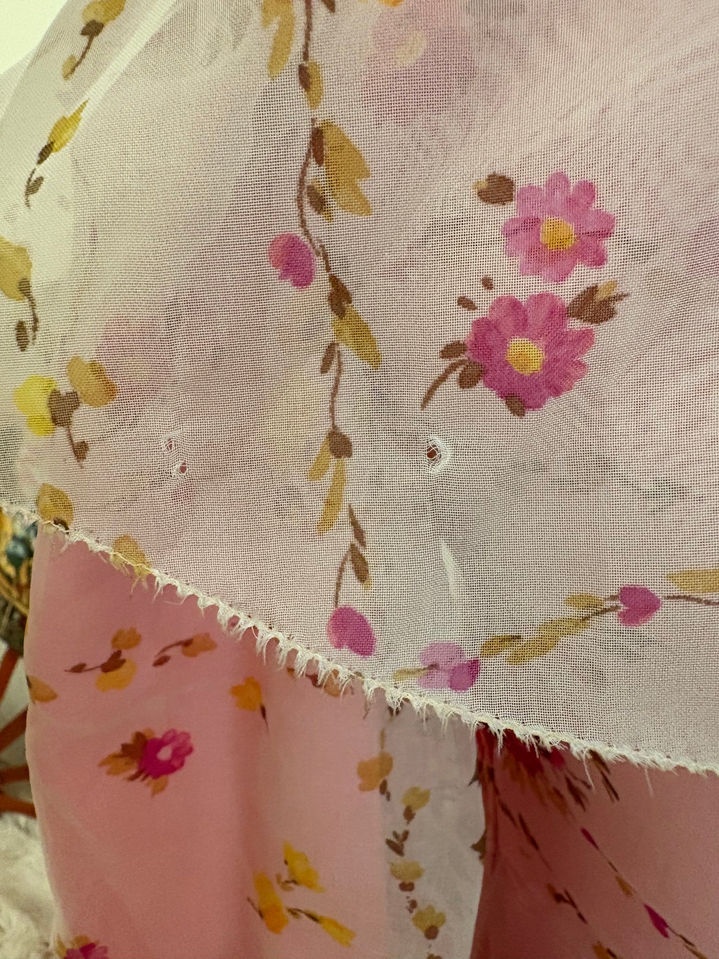 1970s Handmade Prairie Dress