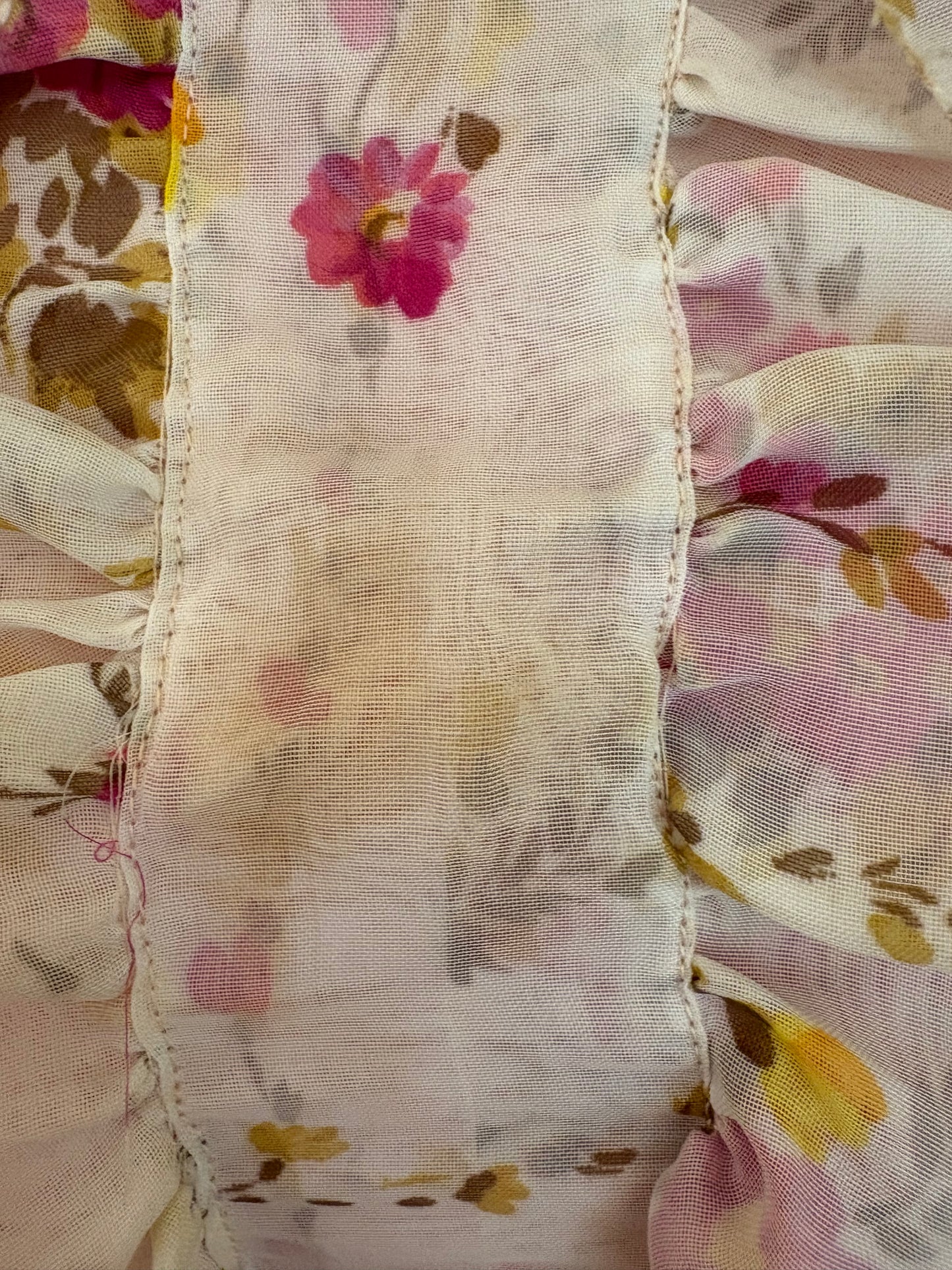 1970s Handmade Prairie Dress