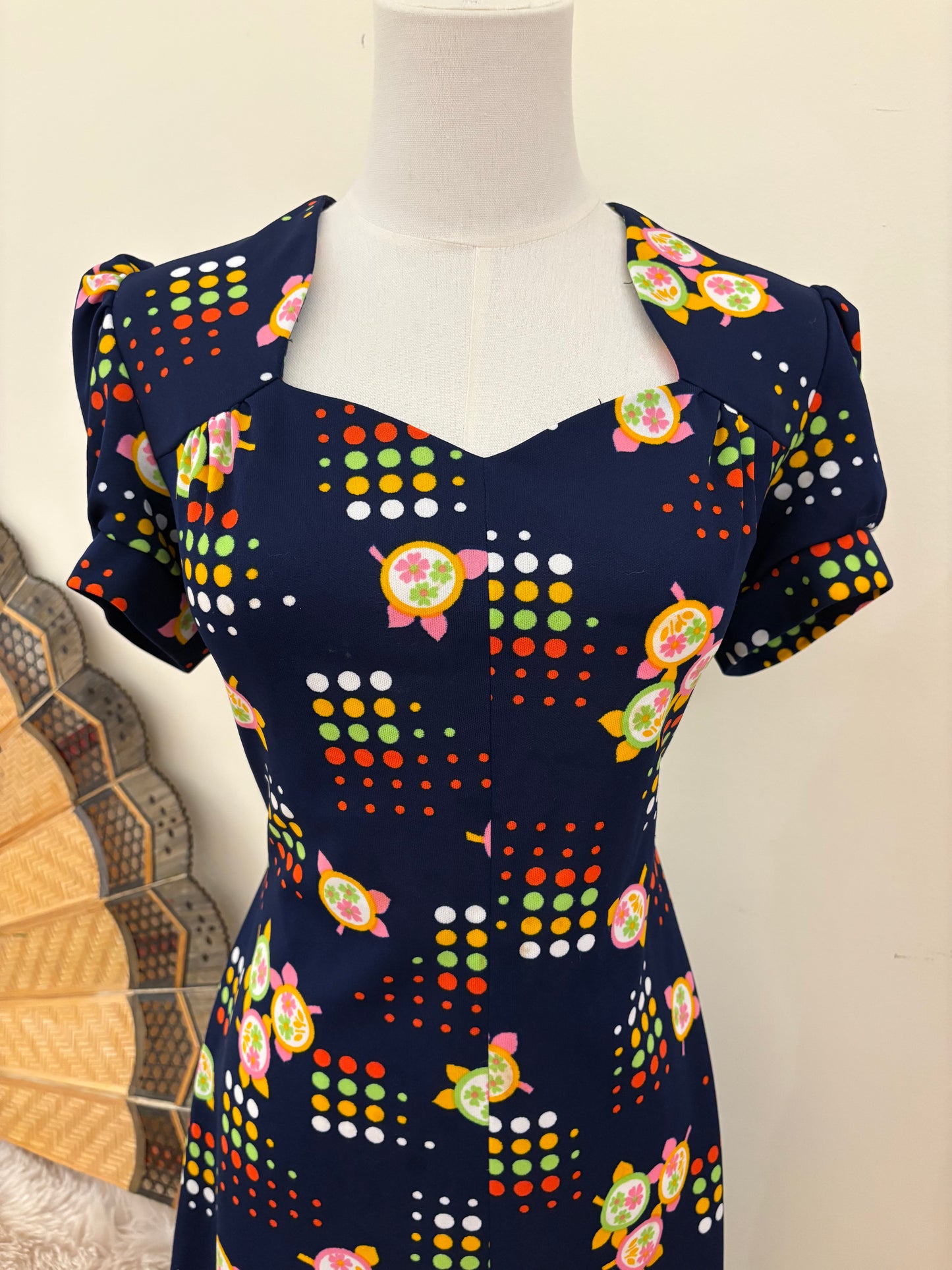 1960s Starburst & Petals Midi