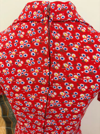 1970s Daisy Day Dress