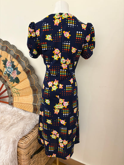 1960s Starburst & Petals Midi