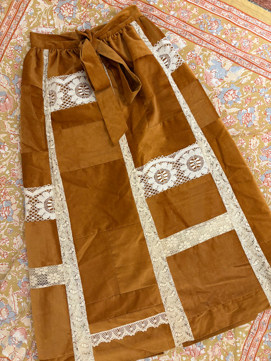 70s Golden Hour Patchwork Maxi